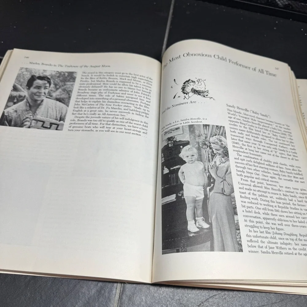 The Golden Turkey Awards Harry Michael Medved 1980 First Perigee Printing Humor
